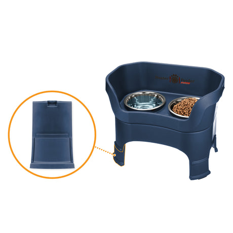 Image showing leg extensions circled on the Neater Feeder