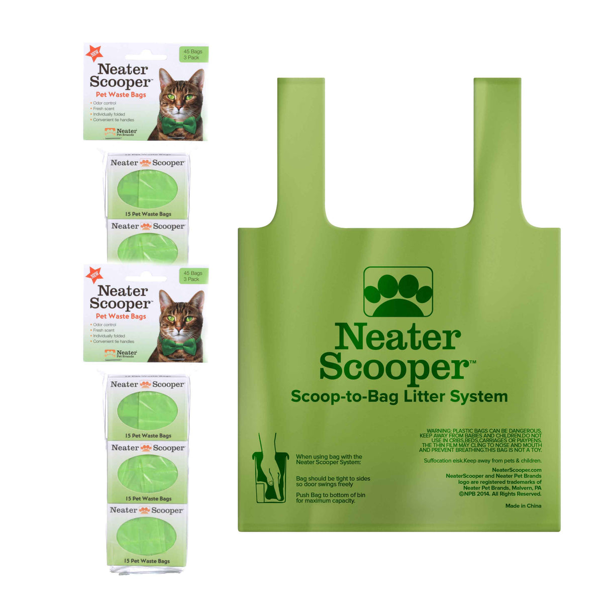 Neater Scooper Bags, 90 Count