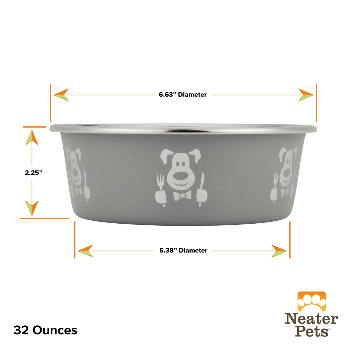 Hungry dog medium bowl dimensions