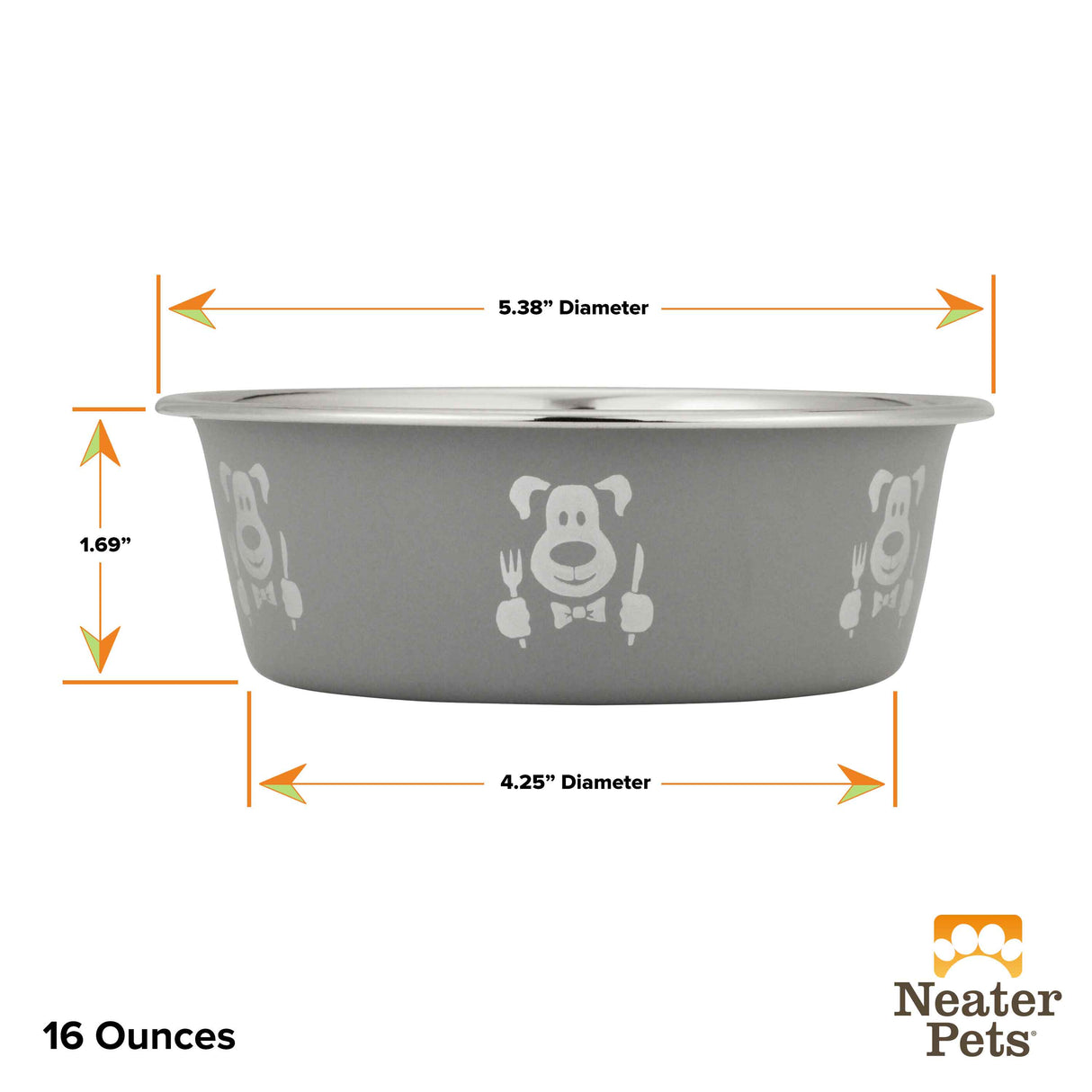 Hungry dog small bowl dimensions