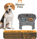 Neater Feeder Deluxe medium bowl capacity and dimensions