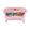 A pink Neater Feeder Express with water on one side and food on the other. 