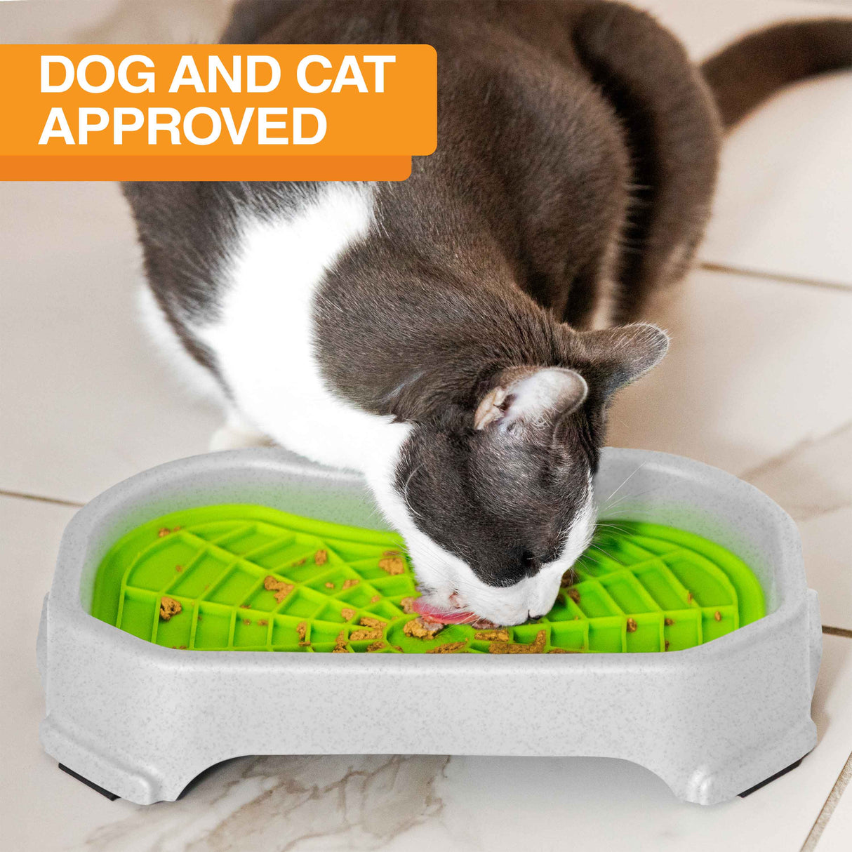Neat-Lik Slow Feed Licking Mat with Mess-Proof Tray – Neater Pets
