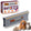 FurDozer X4 Hybrid pet hair remover tool shown with its retail box, plus a golden retriever and a tabby cat on a white background. The product is gray and white rectangular tool with a gold metal rod and rubber edges, and the box highlights a 4-in-1 pet hair remover and auto detailer function.