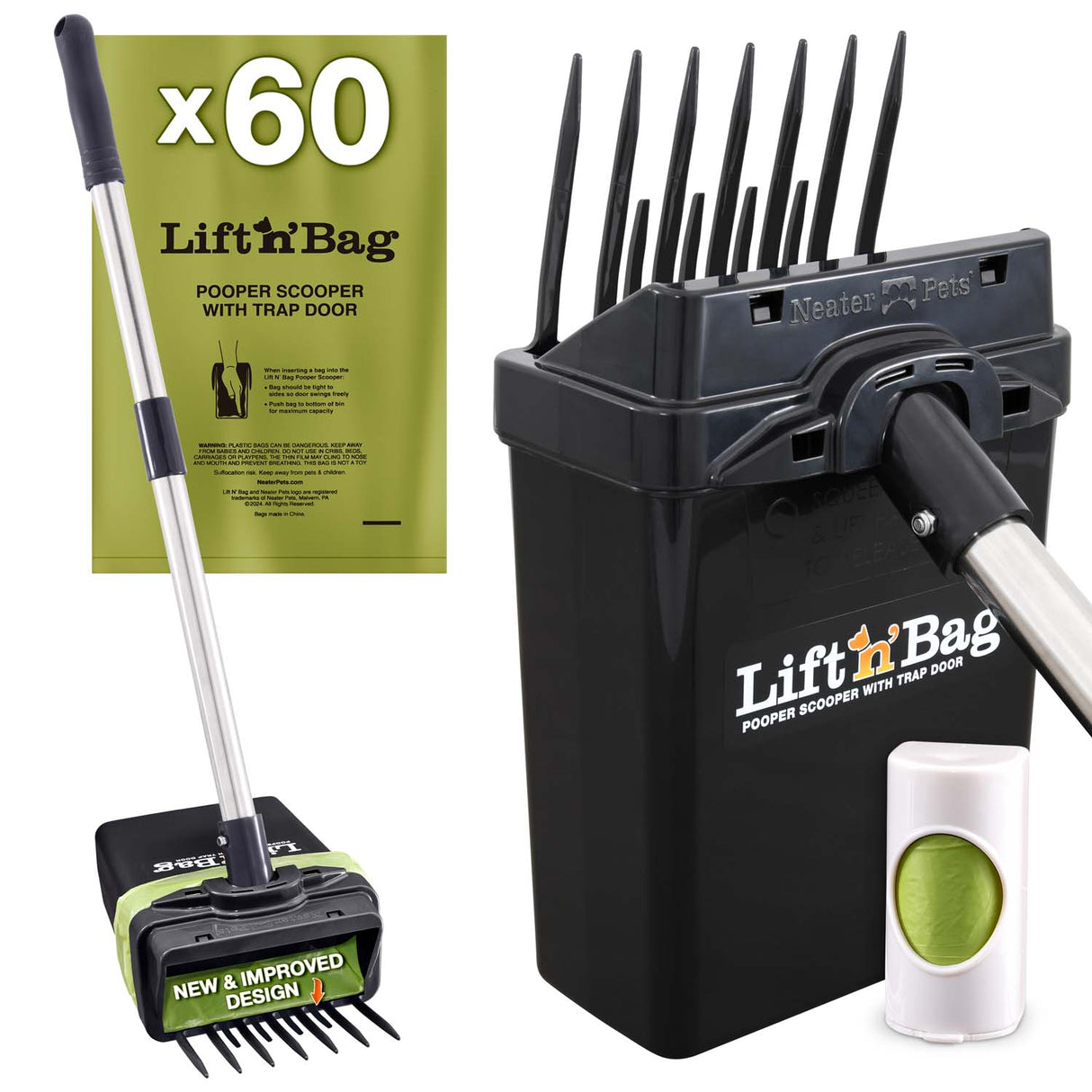Lift N' Bag Dog Pooper Scooper 2.0