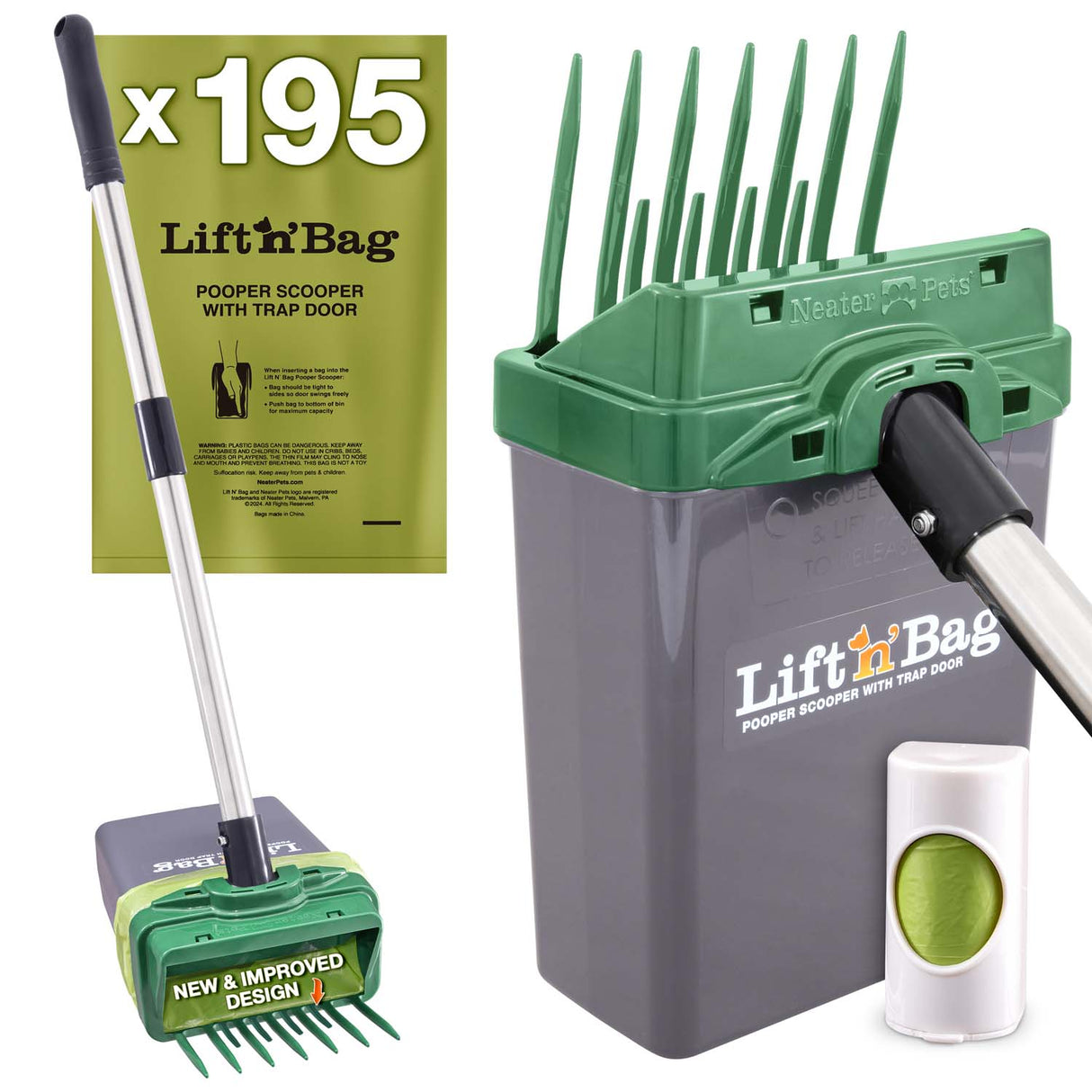 Lift N' Bag Dog Pooper Scooper 2.0