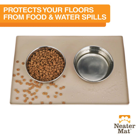 Neater Mat protects your floors from food and water spills