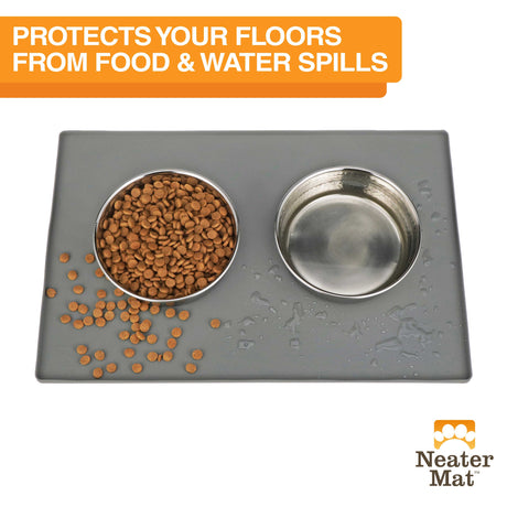 Neater Mat protects your floors from food and water spills