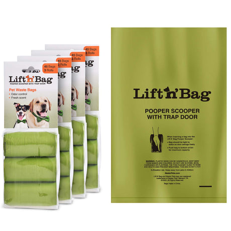 A picture of the Lift N' Bag pet waste bags