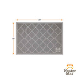 Dimensions of the Small Grey Neater Pets Litter Trapping Mat