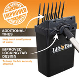 New and improved design with additional tines and improved locking tab design