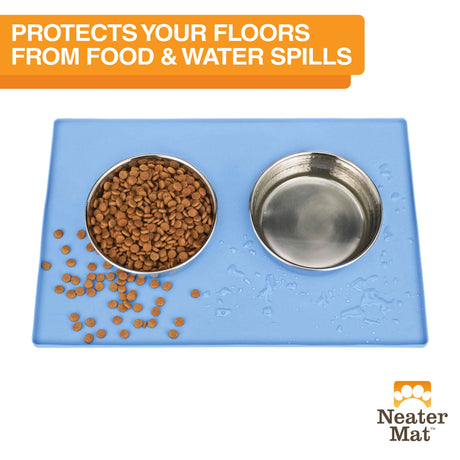 Neater Mat protects your floors from food and water spills