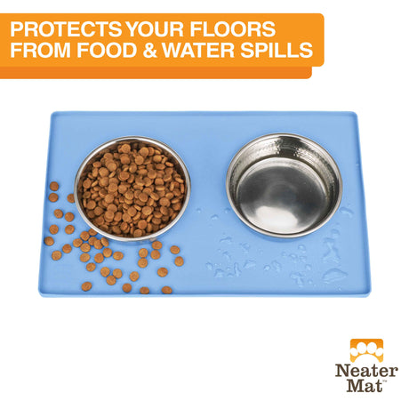 Neater Mat protects your floors from food and water spills