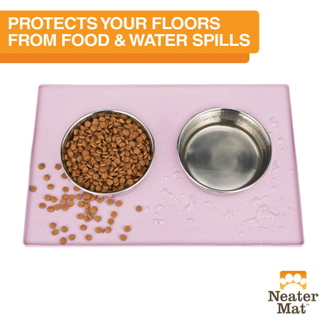 Neater Mat protects your floors from food and water spills