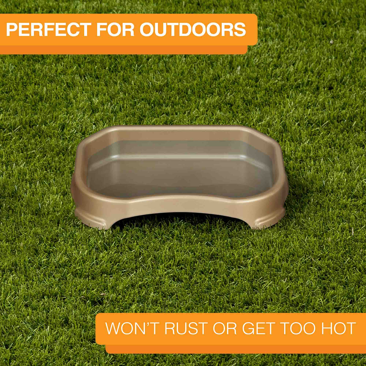 perfect for outdoors won't rust or get too hot
