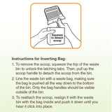 Image showing how to detach scoop and how to insert bags