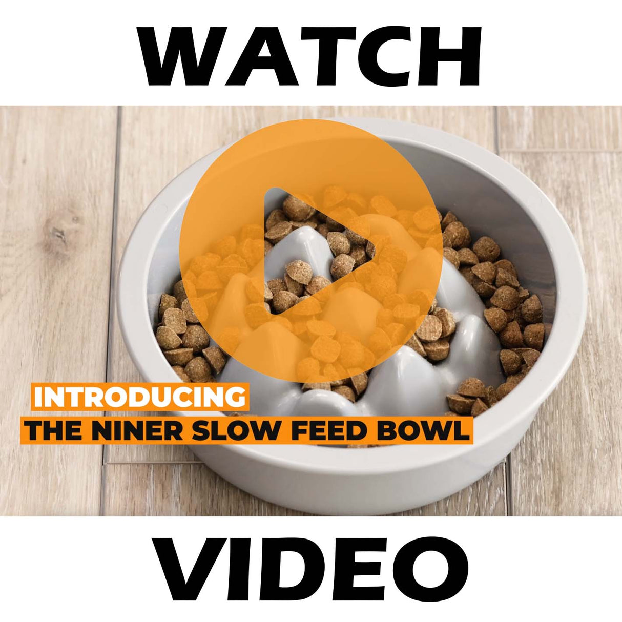 The Niner Slow Feed Bowl - Fits Inside of Select Neater Feeders