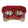 Deluxe Cat Cranberry raised Neater Feeder dog bowls with two stainless steel bowls against a white background.