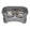 Deluxe Cat Gunmetal Grey raised Neater Feeder dog bowls with two stainless steel bowls against a white background.