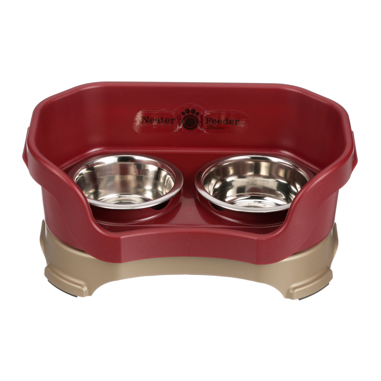 Deluxe small Neater Feeder in Cranberry