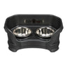Deluxe Small Dog Midnight Black raised Neater Feeder Dog Bowls