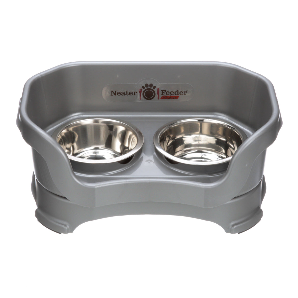 Elevated Dog Bowls, Stainless Steel Raised Dog Deep Bowl with