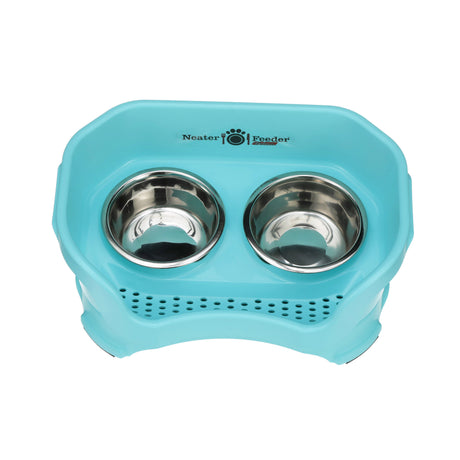 Deluxe small Neater Feeder in Aqua