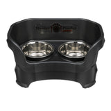 Deluxe Medium Dog Midnight Black raised Neater Feeder dog bowls
