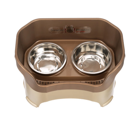 Deluxe large Neater Feeder in Bronze