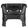 Deluxe Large Neater Feeder with leg extensions in Midnight Black with two stainless steel bowls against a white background.
