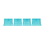Small Aquamarine leg extensions for Deluxe Small and Cat Neater Feeders
