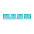 Small Aquamarine leg extensions for Deluxe Small and Cat Neater Feeders