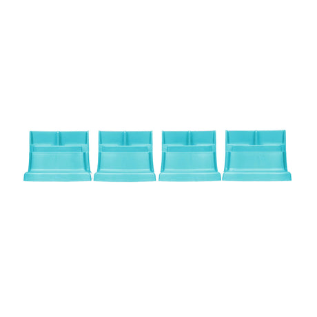 Small Aquamarine leg extensions for Deluxe Small and Cat Neater Feeders