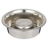 Medium Stainless Steel Slow Feed Replacement Bowl for Neater Feeder