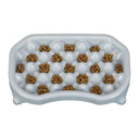 2.5 Vanilla Bean Neater Slow Feeder with food on a white background.