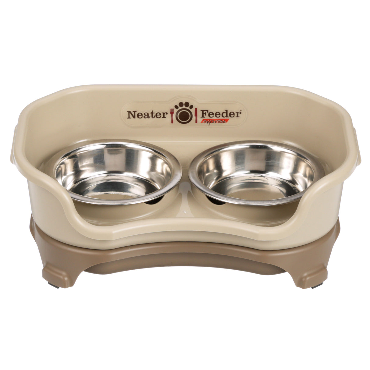 Express cat Neater Feeder in Cappuccino