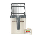 Neater Scooper with 15 bags in grey on a white background. 