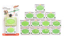 Neater Bag Dispenser green plaid pattern with 210 Bags on a white background.
