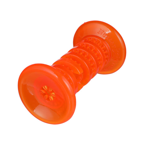 Barbell Clear Orange Rolly Cannoli