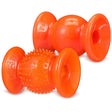 Bumpy Clear Orange Rolly Cannoli and Classic Solid Orange Rolly Cannoli