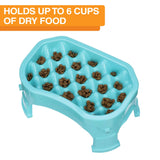 6 cup Neater Slow Feeder food and water capacity