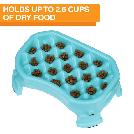 2.5 cup Neater Slow Feeder food and water capacity