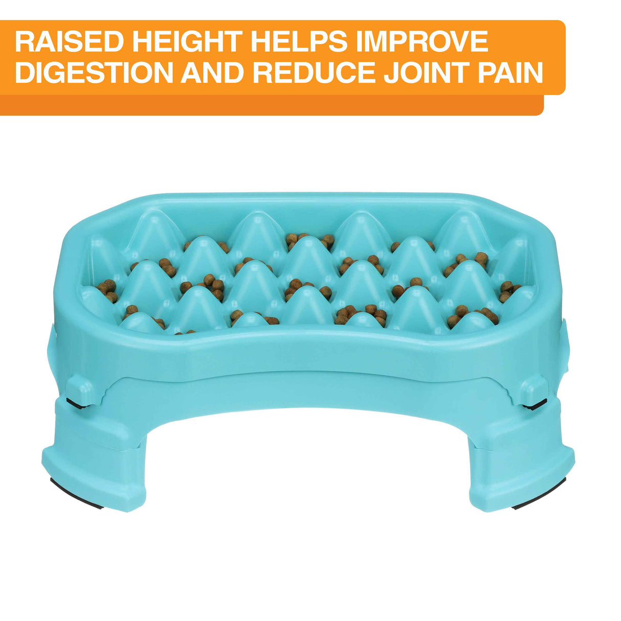 Raised Neater Slow Feeder helps improve digestion and reduces joint pain