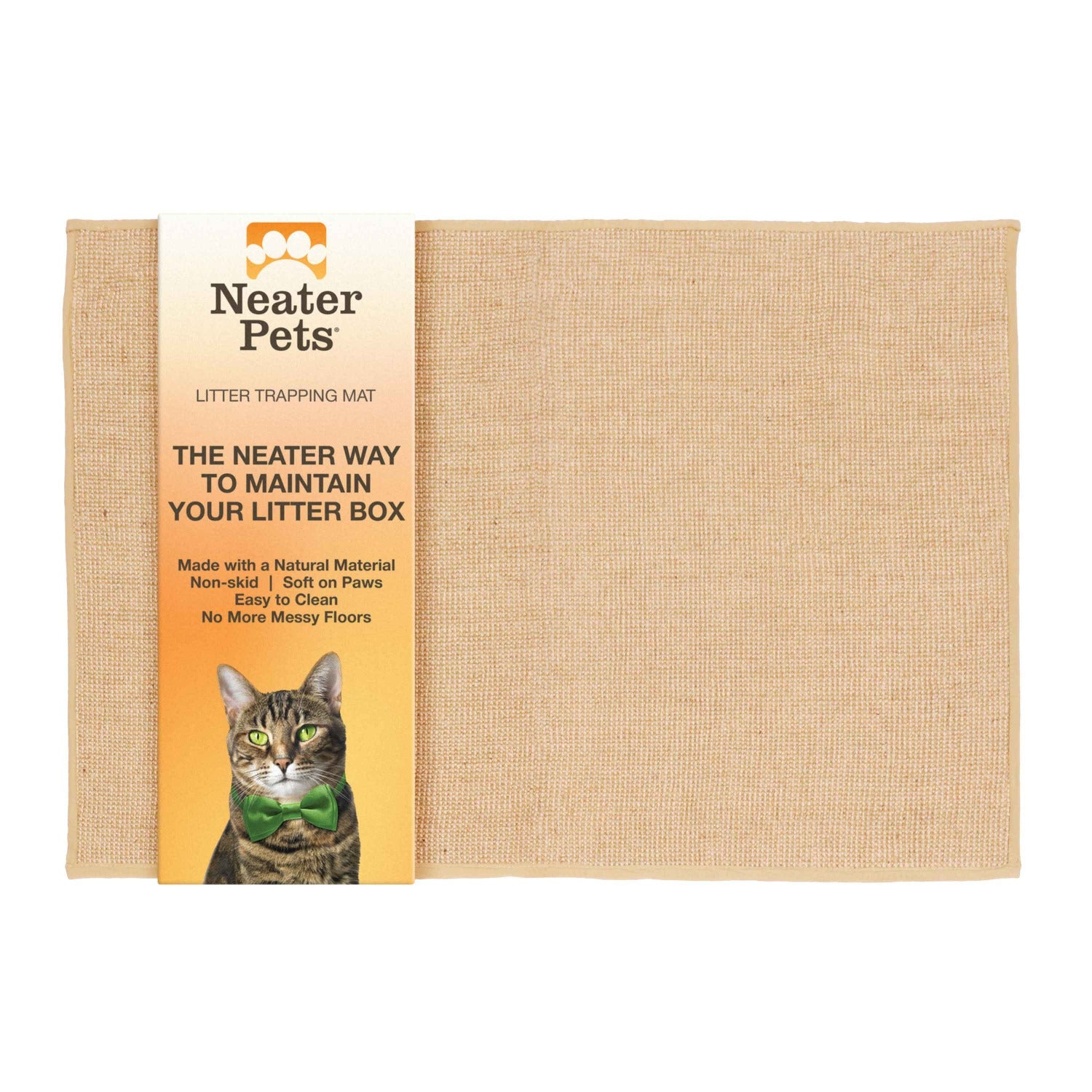 Cat peeing on clearance mat outside litter box