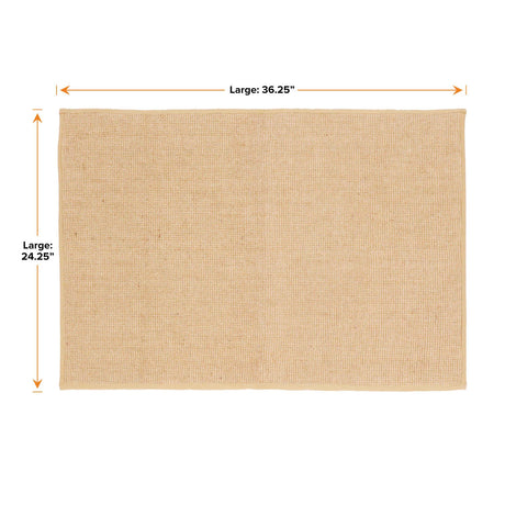 Beige mat measurements