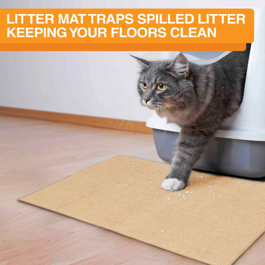 Jute Litter Trapping Mat Neater Pets