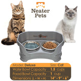 Gunmetal Grey Cat bowl capacity