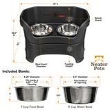 Deluxe large feeder and bowl dimensions
