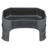 Giant Bowl in Midnight Black with leg extensions