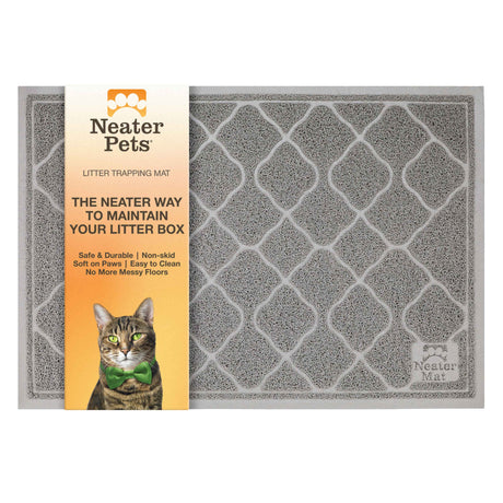 Grey Neater Pets Litter Trapping Mat front view